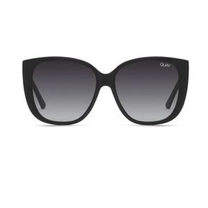 QUAY Sunglasses Ever After, Frame Matte Black / LensSmoke Fade - BESTSELLER